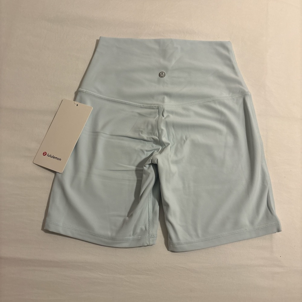 Lululemon align shorts mint breeze blue size 4 New with tag